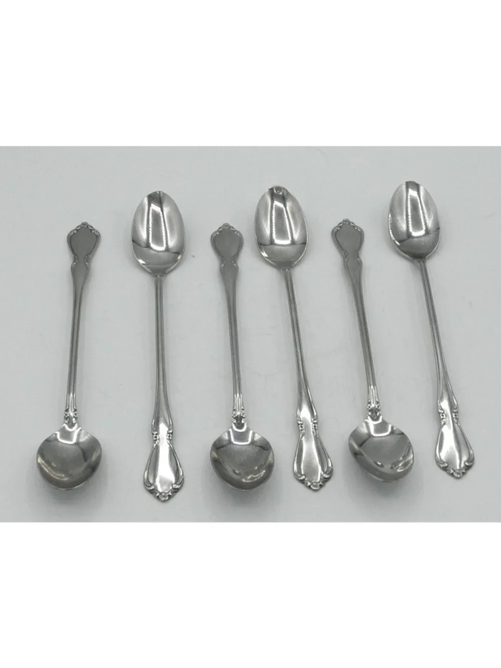 Chateau Stainless (glossy) by Oneida 7-1/2 Inch Ice Tea Spoon Set of 6 OHSCHAT
